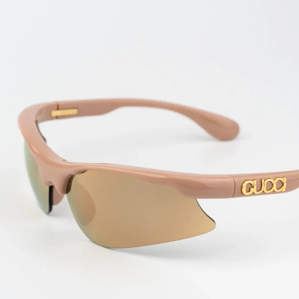 Gucci Men Sunglasses Pink Mirror Mask GG1774S 004 BRAND NEW